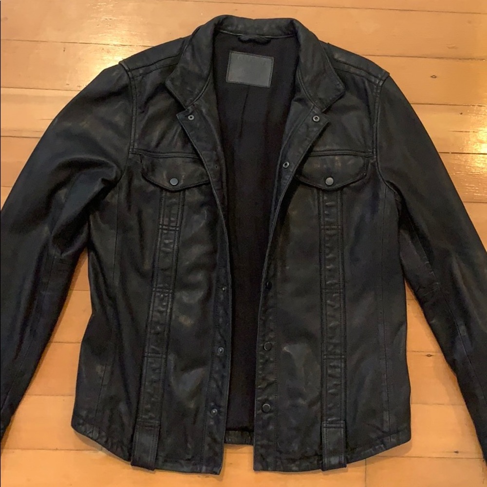 All Saints leather jacket